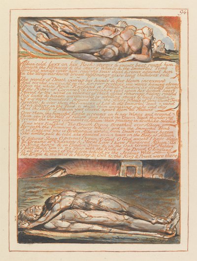 Jerusalem, Plate 94 by William Blake